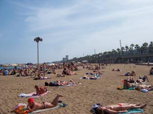Barceloneta Beach  Barcelona By Sergi Larripa Wikimedia